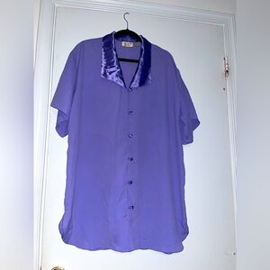 Vintage Victoria’s Secret Gold Label Night Shirt | Purple | Semi-Sheer‎ | M/L